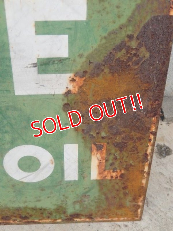 画像5: dp-171206-40 Quaker State / 1940's W-side Metal Sign