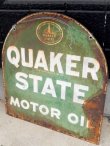 画像3: dp-171206-40 Quaker State / 1940's W-side Metal Sign