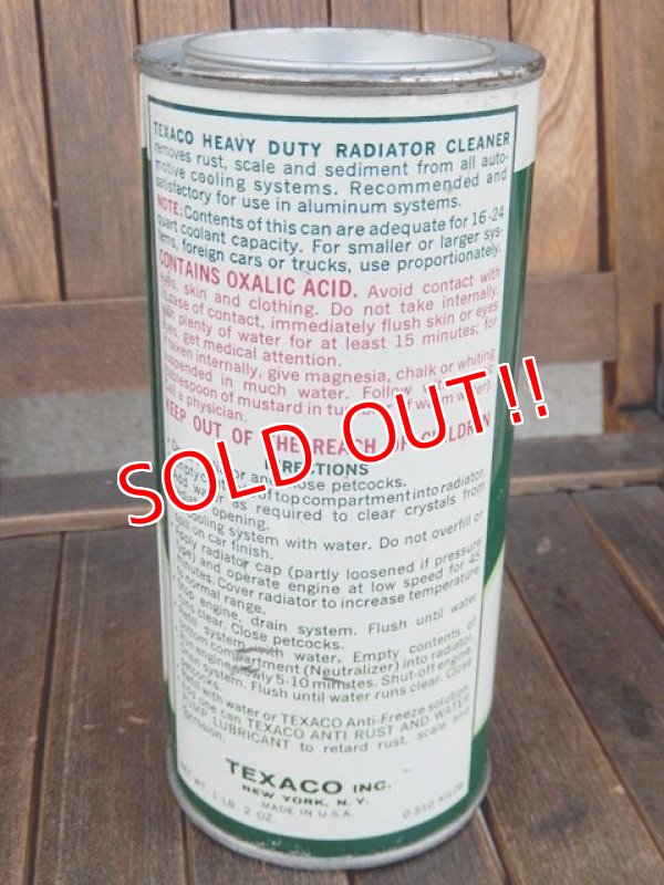 画像3: dp-171206-69 TEXACO / 1950's Heavy Duty Radiator Cleaner Can