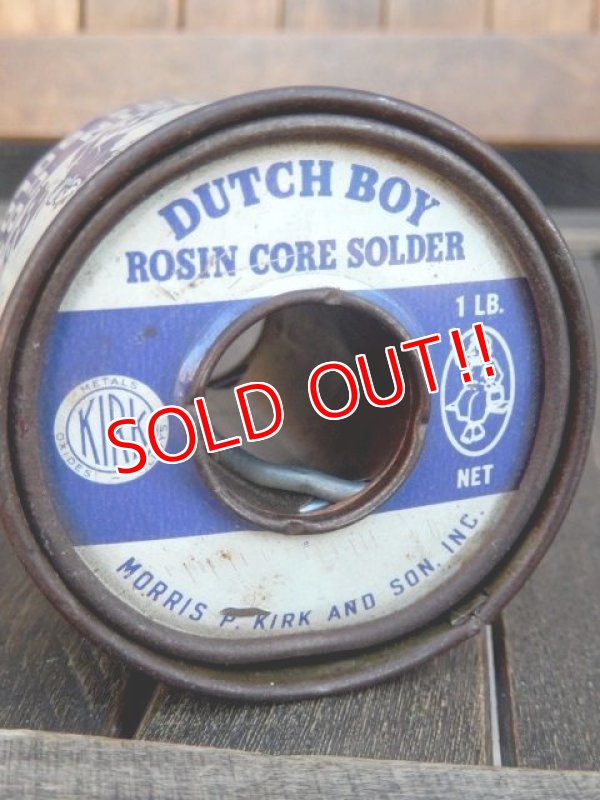 画像4: dp-180110-25 Dutch Boy / Vintage Rosin Core Wire Solder