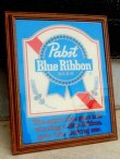 画像1: dp-171206-55 Pabst Blue Ribbon / Vintage Pub Mirror