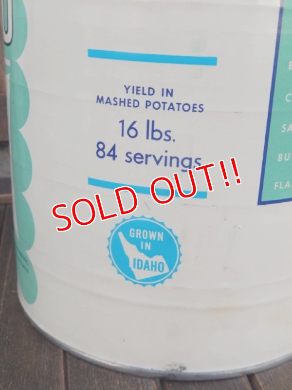 画像5: dp-171206-61 Mr.IDAHO / Vintage Instant Potato Flakes Can