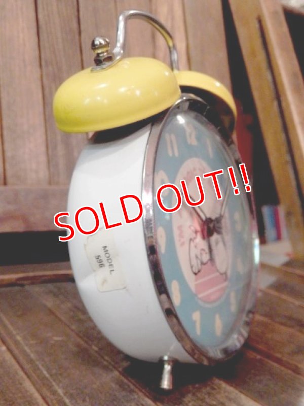 画像3: ct-180201-03 Snoopy / 1960's Alarm Clock