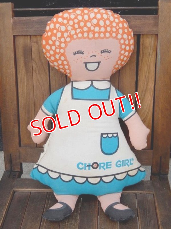 画像1: ct-150101-52 Chore Girl Brillo / 1970's Pillow Doll