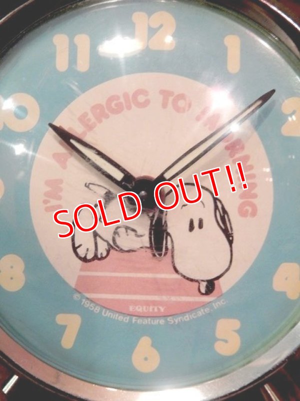 画像2: ct-180201-03 Snoopy / 1960's Alarm Clock