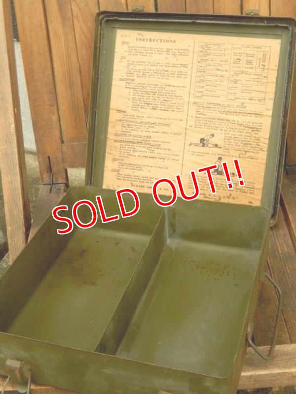 画像5: dp-180201-13 1940's U.S.FIRST AID KIT BOX