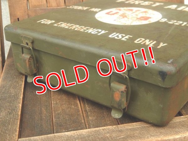 画像3: dp-180201-13 1940's U.S.FIRST AID KIT BOX