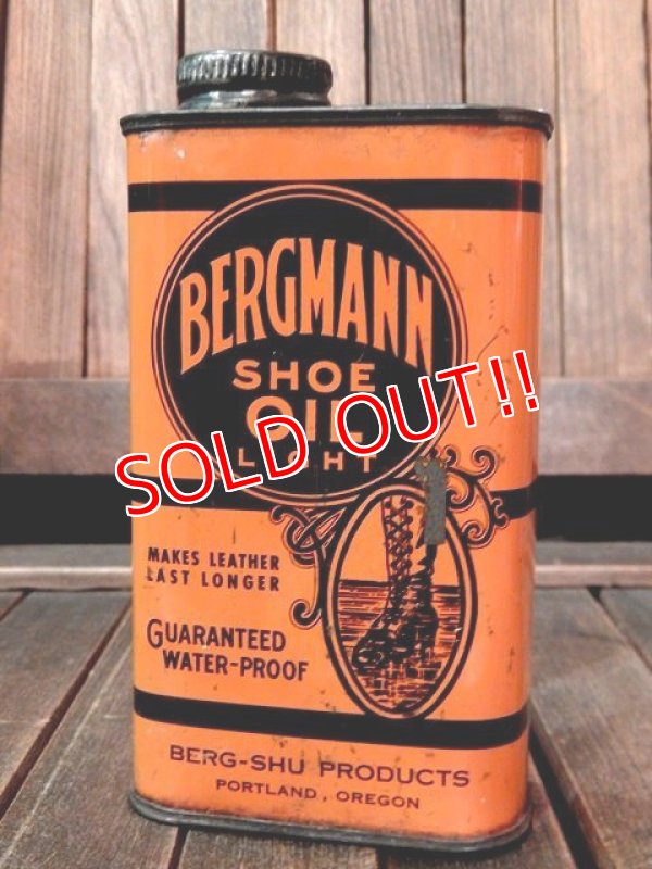 画像1: dp-180201-06 Bergman / 1960's Shoe Oil Can