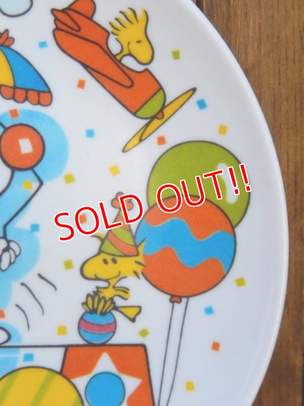 画像4: ct-180201-08 Snoopy & Woodstock / 1970's-1980's Plastic Plate