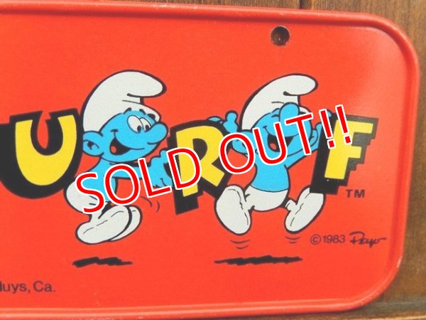 画像3: ct-180201-11 Smurf / 1980's Bicycle Plate