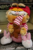 画像1: ct-180201-19 Garfield / R.DAKIN 1980's Plush Doll "Pajamas"