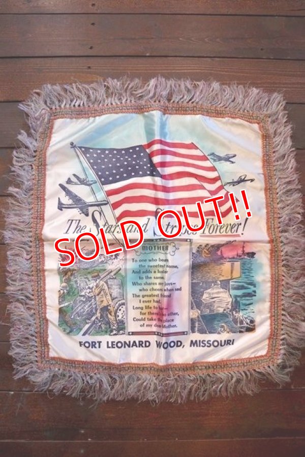 画像1: dp-180201-36 U.S.ARMY 1950's Cushion Cover