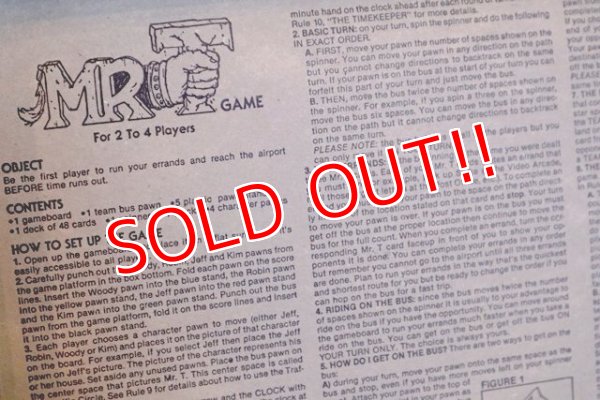 画像5: ct-170111-17 MR.T / MILTON BRADLEY 1983 Board Game