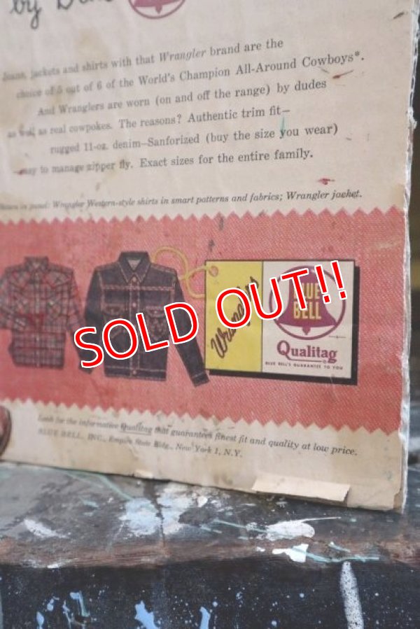 画像5: dp-180201-37 BLUE BELL Wrangler / 1960's Poster