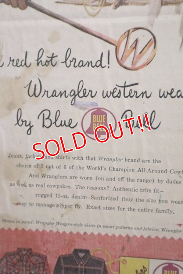 画像4: dp-180201-37 BLUE BELL Wrangler / 1960's Poster