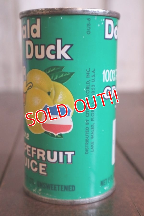 画像4: ct-180201-98 Donald Duck / 1960's-1970's Grapefruit Juice Can