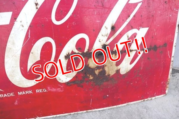 画像4: dp-180201-38 Coca Cola / 1960's Metal Sign