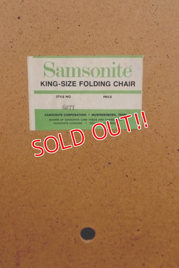 画像11: dp-180110-15 Samsonite / 1960's-1970's Folding Chair