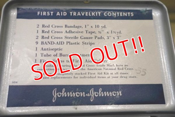 画像6: dp-180302-02 Johnson & Johnson / 1950's First Aid Kit Box