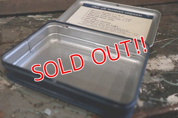 画像5: dp-180302-02 Johnson & Johnson / 1950's First Aid Kit Box