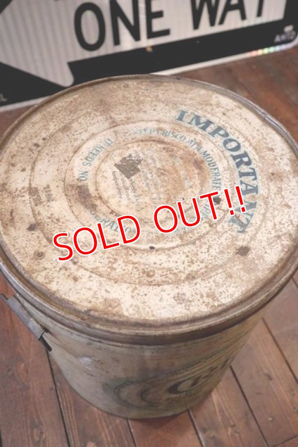 画像6: dp-180302-23 CRISCO / 1950's Shortening Can