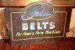 画像1: dp-180302-36 Gates Belt / Vintage Metal Sign