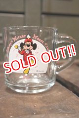 画像: gs-180301-06 Mickey Mouse / Anchor Hocking 1970's Mug "Mickey Mouse Club"