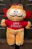 画像1: ct-180302-06 Garfield / R.DAKIN 1980's Plush Doll "LOVE STRUCK!"