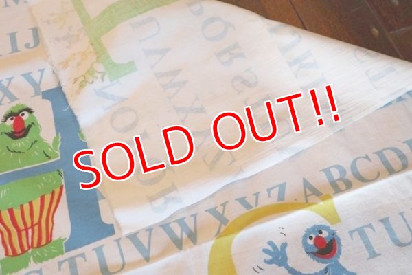 画像11: ct-180302-37 Sesame Street / 1980's Flat Sheet (Single)