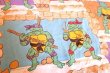 画像2: ct-171206-26 Teenage Mutant Ninja Turtles / 1988 Flat Sheet (Twin size)