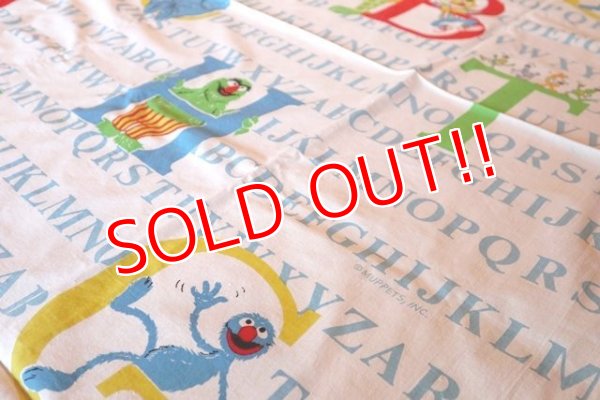 画像12: ct-180302-37 Sesame Street / 1980's Flat Sheet (Single)