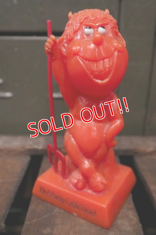 画像1: ct-180302-38 Red Devil / 1970's Message Doll