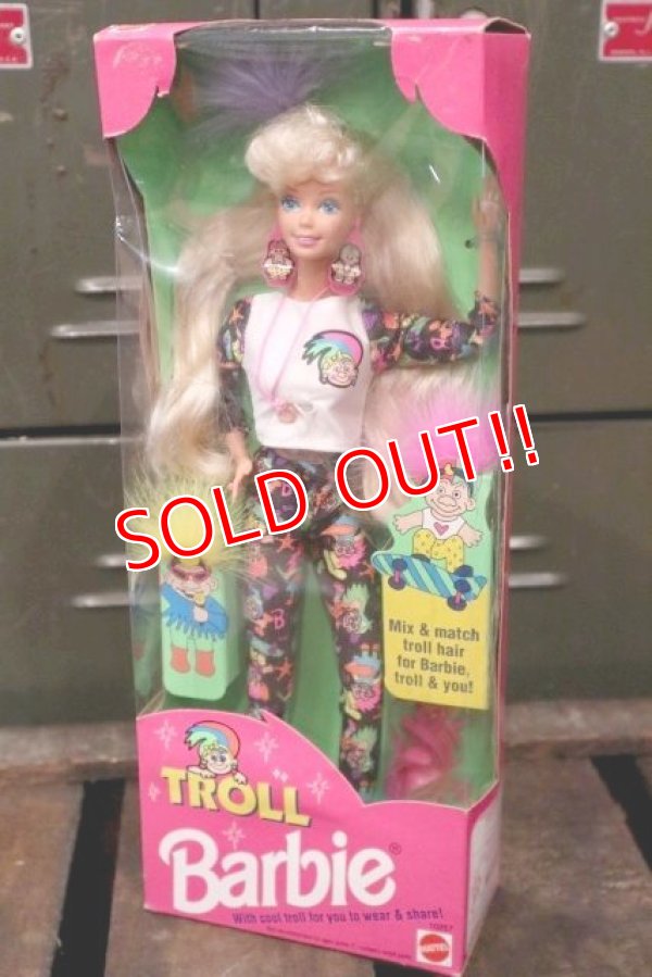 画像1: ct-180302-24 Mattel 1992 Troll Barbie Doll