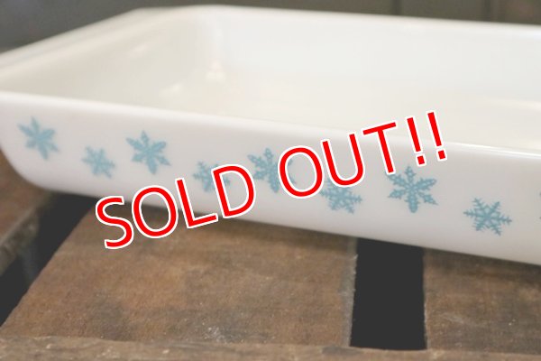 画像3: dp-180302-52 Pyrex / 1960's-1970's Snowflake Utility Dish