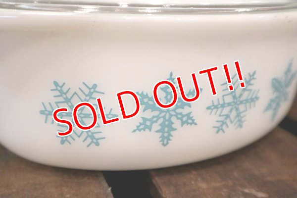 画像4: dp-180302-51 Pyrex / 1960's-1970's Snowflake Casserole