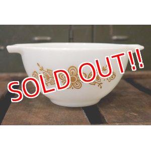 画像: dp-180302-59 Pyrex / 1960's-1970's Butterfly Gold Mixing Bowl (S)