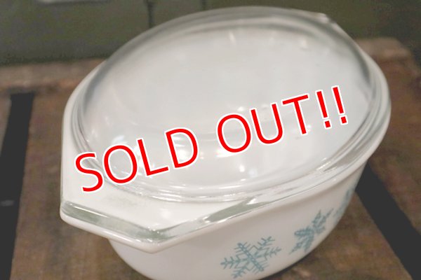 画像5: dp-180302-51 Pyrex / 1960's-1970's Snowflake Casserole