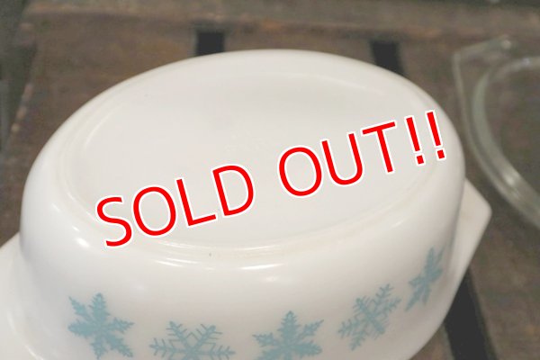 画像7: dp-180302-51 Pyrex / 1960's-1970's Snowflake Casserole