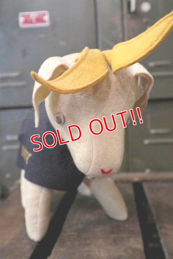 画像2: ct-180401-07 U.S.NAVY / 1950's Goat Mascot Doll