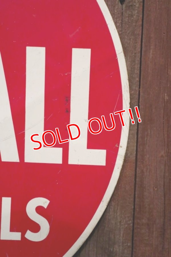 画像9: dp-180401-10 Kendall / 1950's W-side Metal Sign