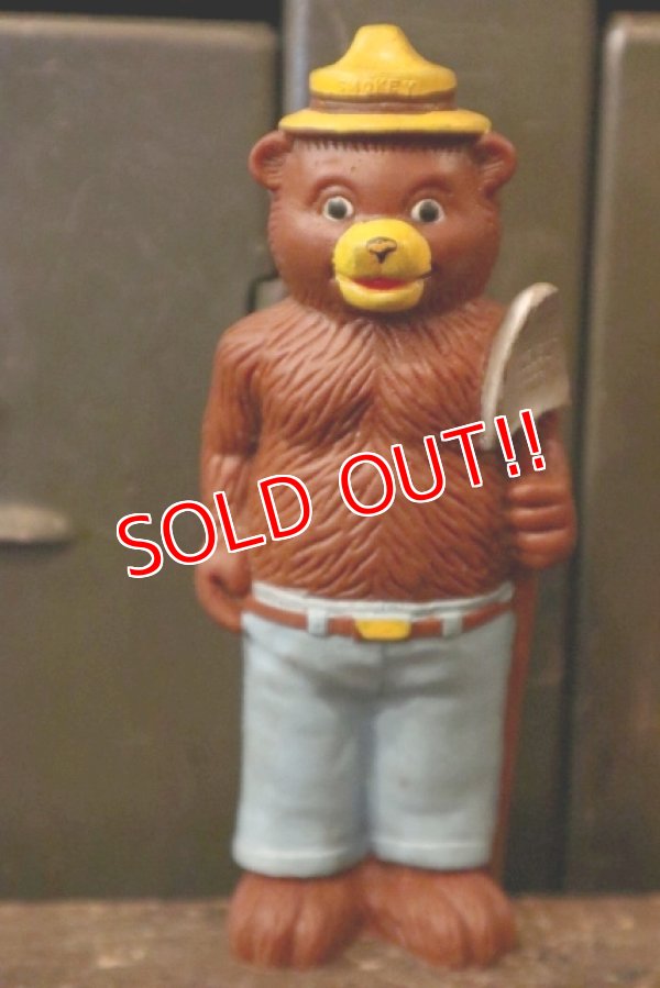 画像1: ct-180401-20 Smokey Bear / DAKIN 1970's Soft Vinyl Figure