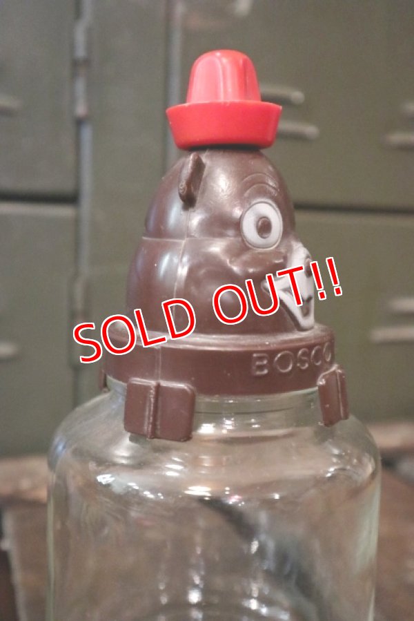 画像4: ct-180401-10 Bosco Bear / Hazel Atlas 1960's Glass Jar & Bank