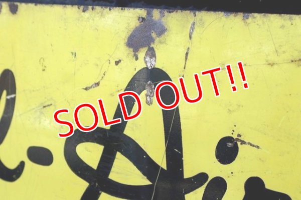 画像11: dp-180401-07 Coleman / 1960's W-side Metal Sign