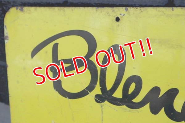 画像12: dp-180401-07 Coleman / 1960's W-side Metal Sign