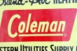 画像2: dp-180401-07 Coleman / 1960's W-side Metal Sign