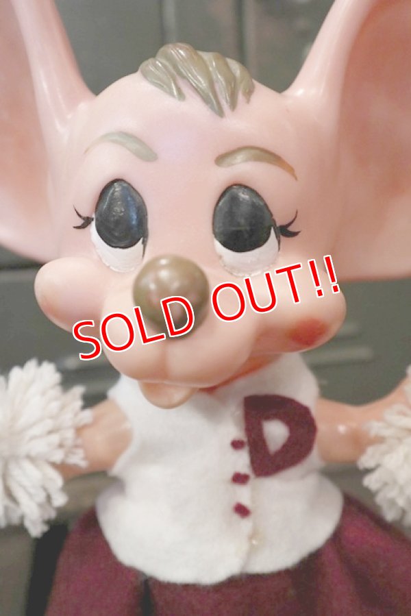 画像2: ct-180401-03 ROYALTY Industries / 1970's Roy Des of Florida Mouse Bank "Cheerleader"