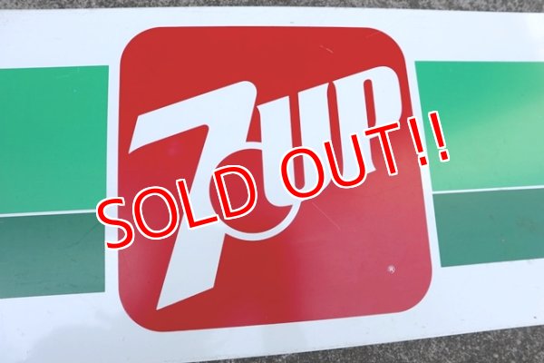 画像2: dp-180401-16 7up / 1970's-1980's Metal Sign