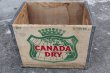 画像1: dp-180401-04 Canada Dry / 1950's Wood Box