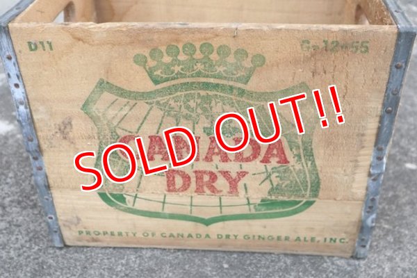 画像3: dp-180401-04 Canada Dry / 1950's Wood Box