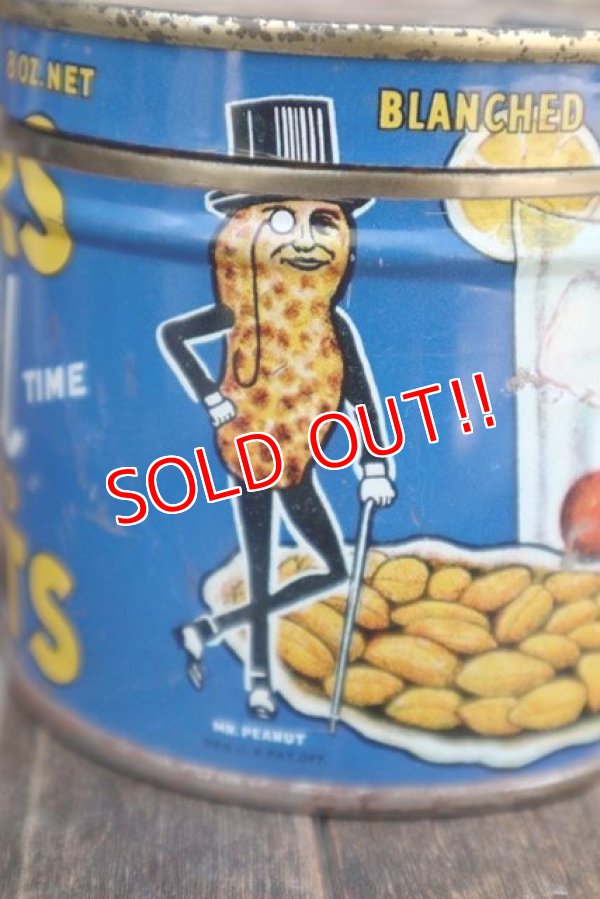 画像2: dp-180501-05 Planters / Mr.Peanuts 1940's Cocktail Salted Peanuts Tin Can